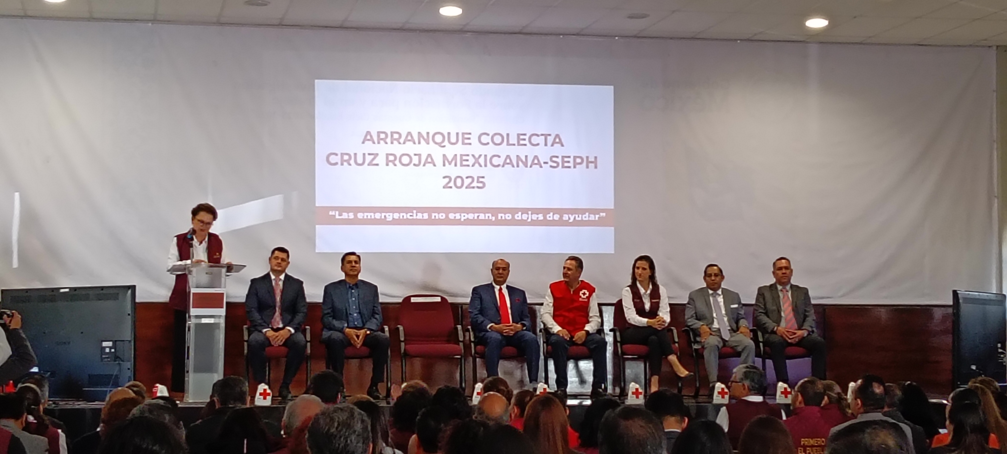 Arranque de la Colecta de la Cruz Roja Mexicana - SEP Hidalgo 2025