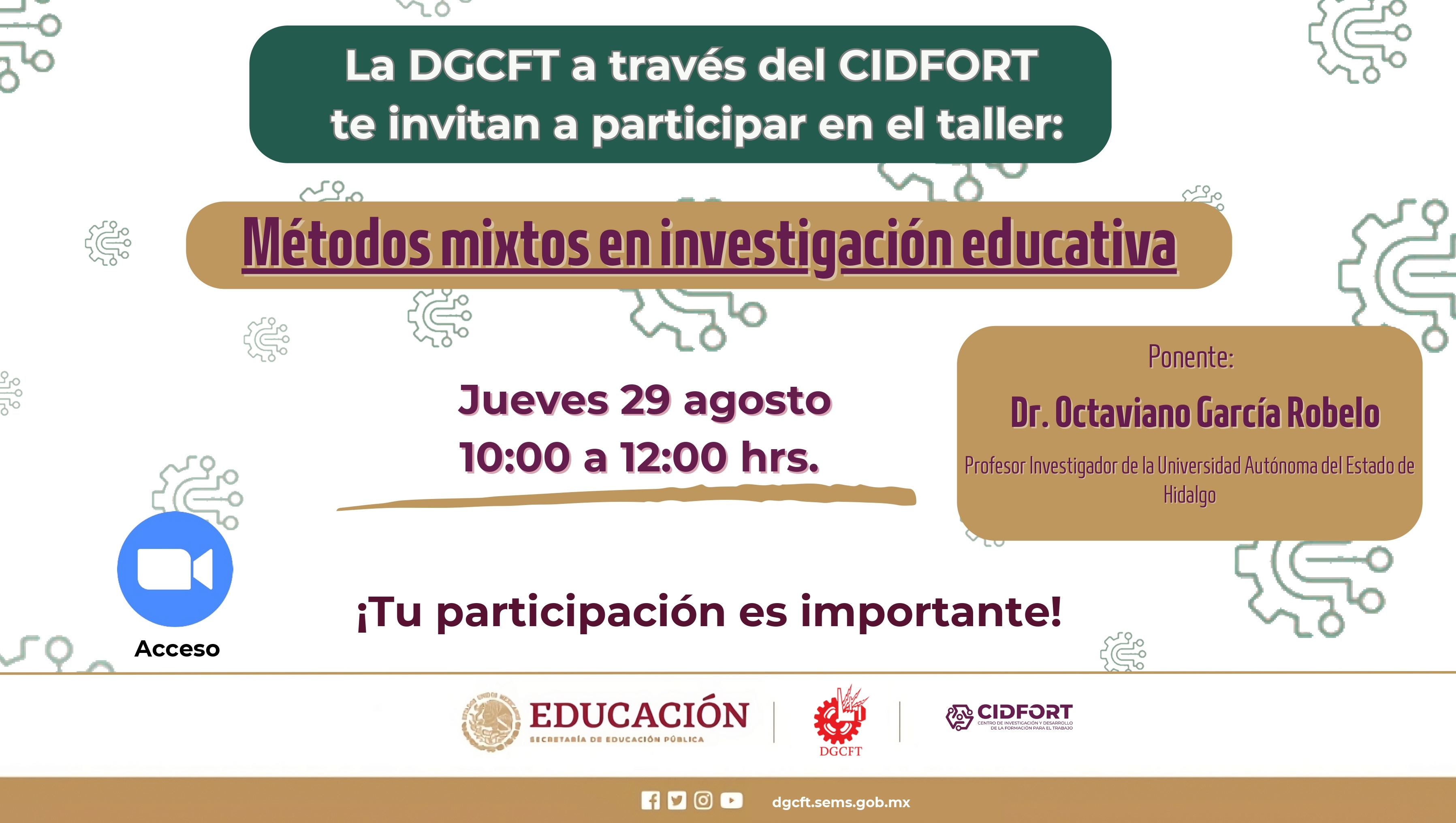 Taller de Métodos Mixtos en Investigación Educativa