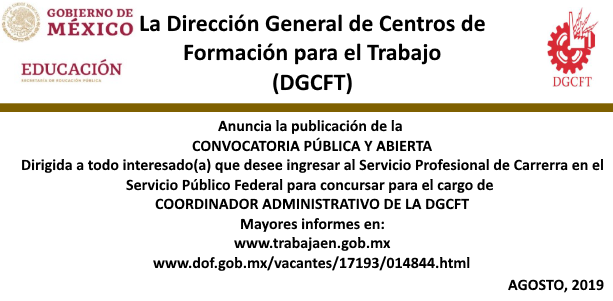 CONVOCATORIA  PÚBLICA Y ABIERTA COORDINADOR ADMINISTRATIVO